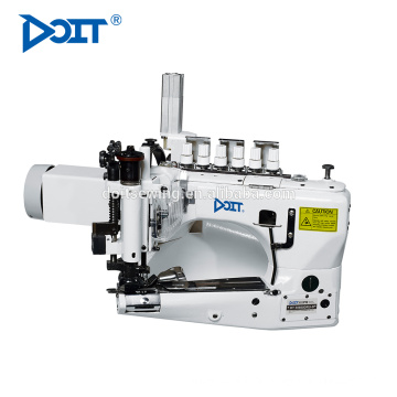 DT-35800 differential feed 3-needle chain stitch jeans sewing machine with mechanical drive puller